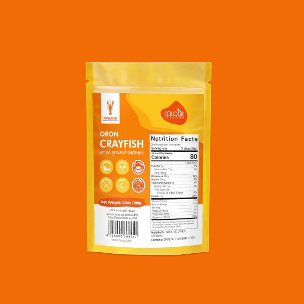 Colour Flavour Crayfish Powder Protein Vitamin D Brain Boost-4