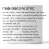 BUBBLE Freeze Dried Brine Shrimp Cubes High Protein Fish-7