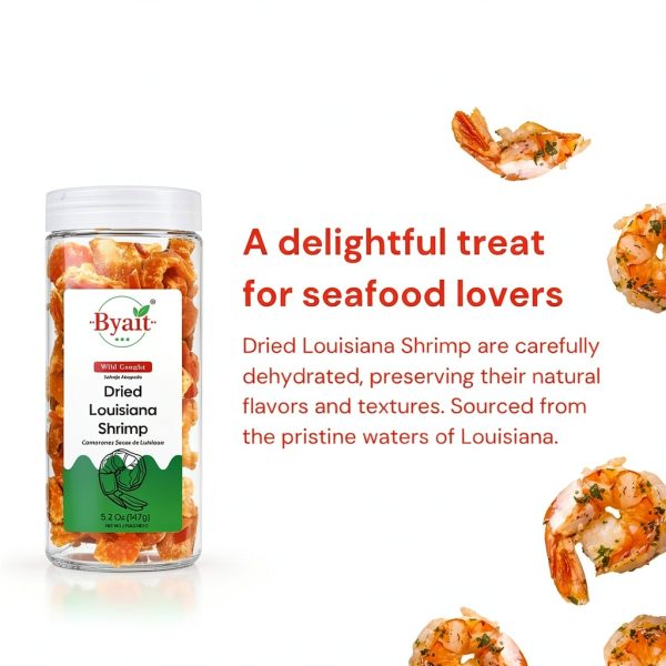Dried Shrimp Byait Authentic Flavor 5oz Jar-2