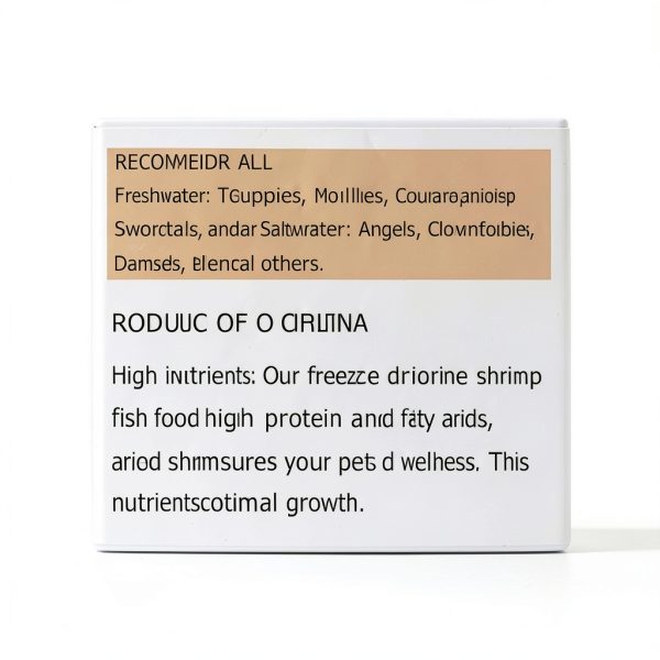 BUBBLE Freeze Dried Brine Shrimp Cubes High Protein Fish-6