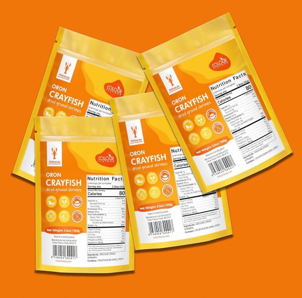 Colour Flavour Crayfish Powder Protein Vitamin D Brain Boost-3