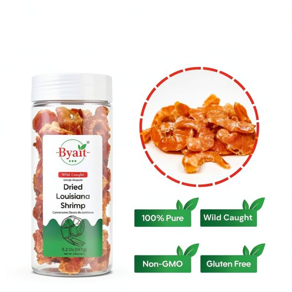 Dried Shrimp Byait Authentic Flavor 5oz Jar-4