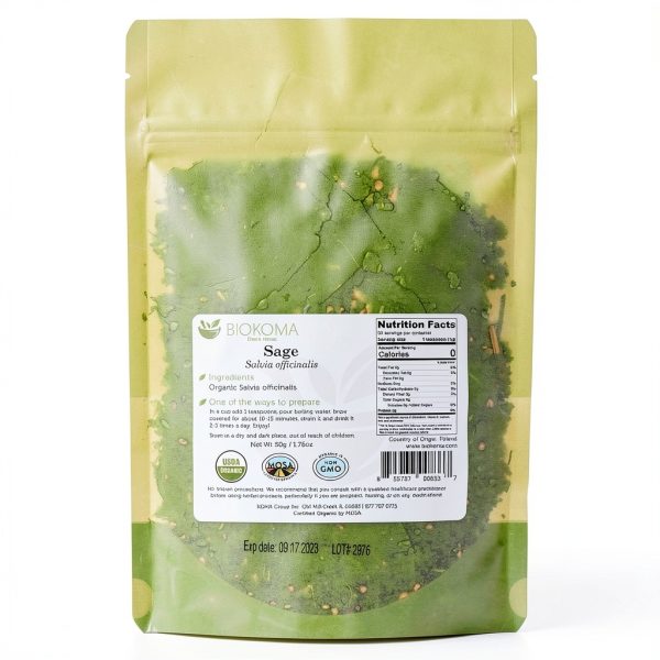 Organic Sage Tea Biokoma Herbal Tea USDA Certified-1