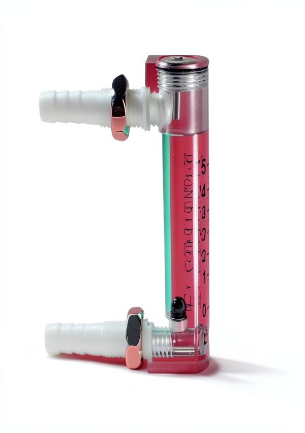 LZQ-1 1-5LPM Plastic air flowmeter (H=70mm Oxygen Flow Meter) Without Valve.-2