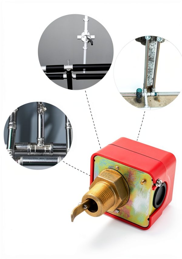 PDT R3/4 HFS-20 Flow Controller by Niiyen Brass Paddle Switch, IP54-3