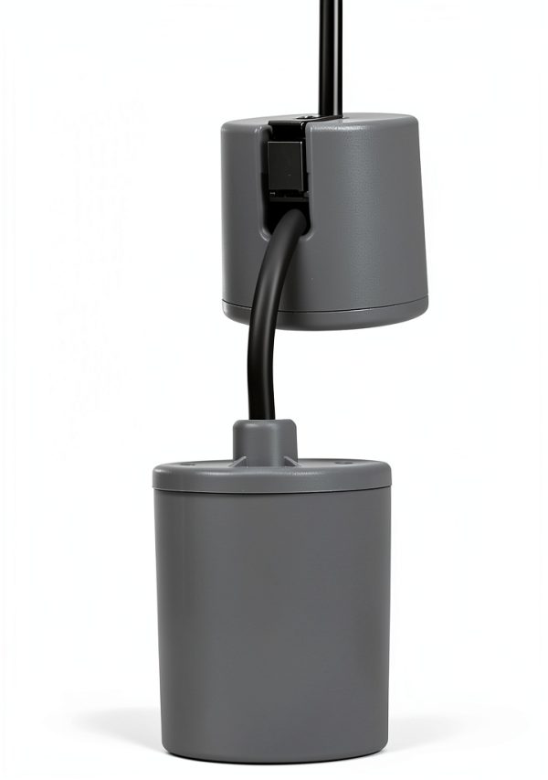 Float Switch SJE Rhombus SPDT PVC Grey Automatic Wide Angle 15PMWPSWE-0