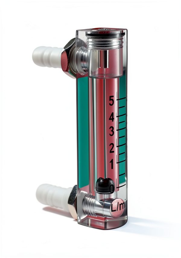 LZQ-1 1-5LPM Plastic air flowmeter (H=70mm Oxygen Flow Meter) Without Valve.-1