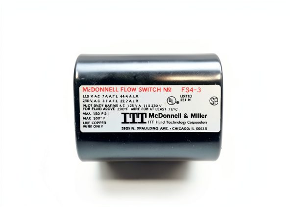 Flow Switch MCDONNELL and MILLER FS4-3 115/230V AC 6x3.5x3.5 in-0