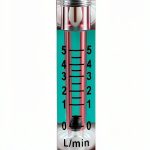 LZQ-1 1-5LPM Plastic air flowmeter (H=70mm Oxygen Flow Meter) Without Valve.-0