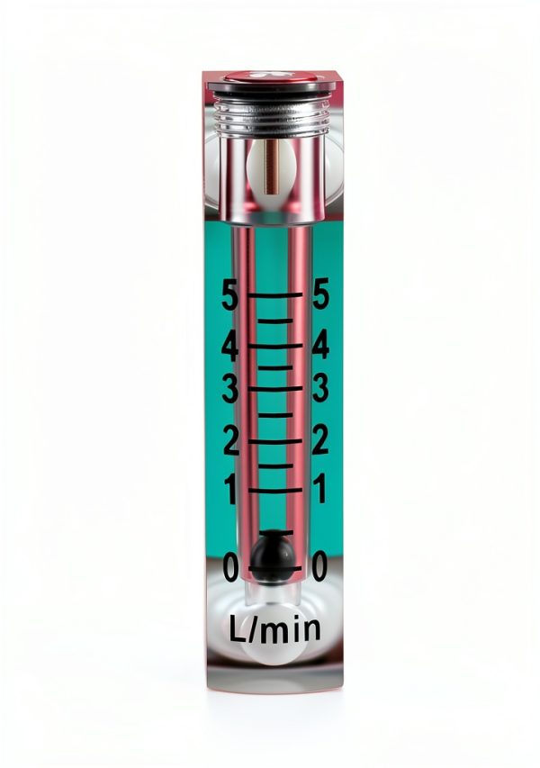 LZQ-1 1-5LPM Plastic air flowmeter (H=70mm Oxygen Flow Meter) Without Valve.-0