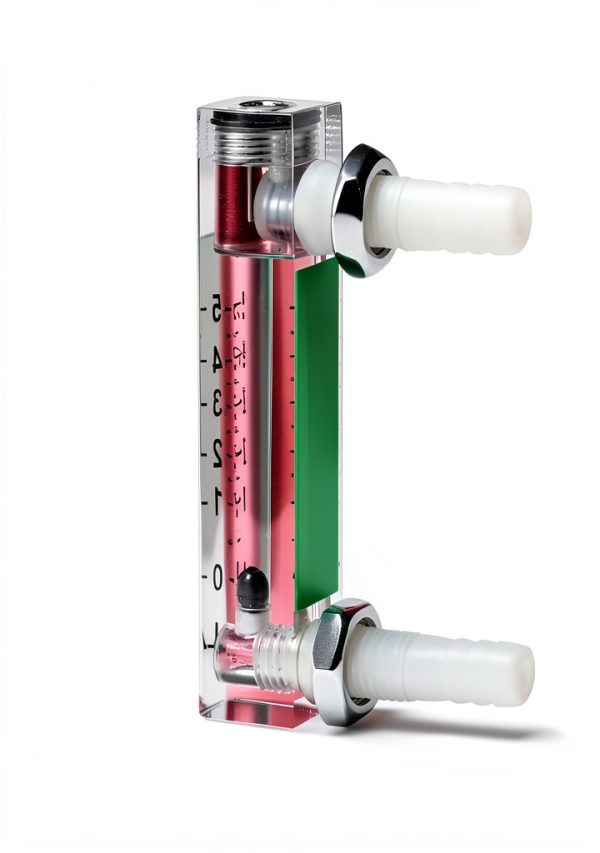 LZQ-1 1-5LPM Plastic air flowmeter (H=70mm Oxygen Flow Meter) Without Valve.-3