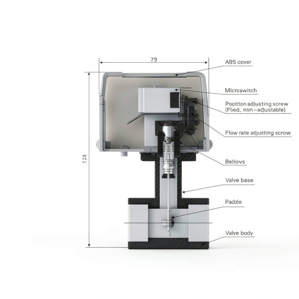 Water Flow Switch Thincol LKB-01D 250V 15A IP54 SPDT for Fire Safety-6