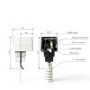Flow Switch, Hfs-25 1"/Dn25 Flow Switch, HFS25 1"/dn25 Liquid Water Flow Paddle Control Switch SPDT Contacts 220V-6