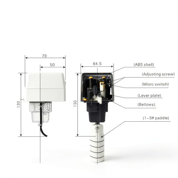 Flow Switch, Hfs-25 1"/Dn25 Flow Switch, HFS25 1"/dn25 Liquid Water Flow Paddle Control Switch SPDT Contacts 220V-6