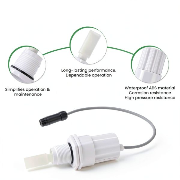 Watflow Flow Switch for Solaxx Chlorine Generator, 1.5" NPT ABS-1